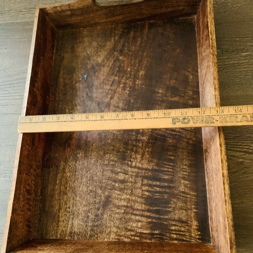 Handcrafted wooden tray